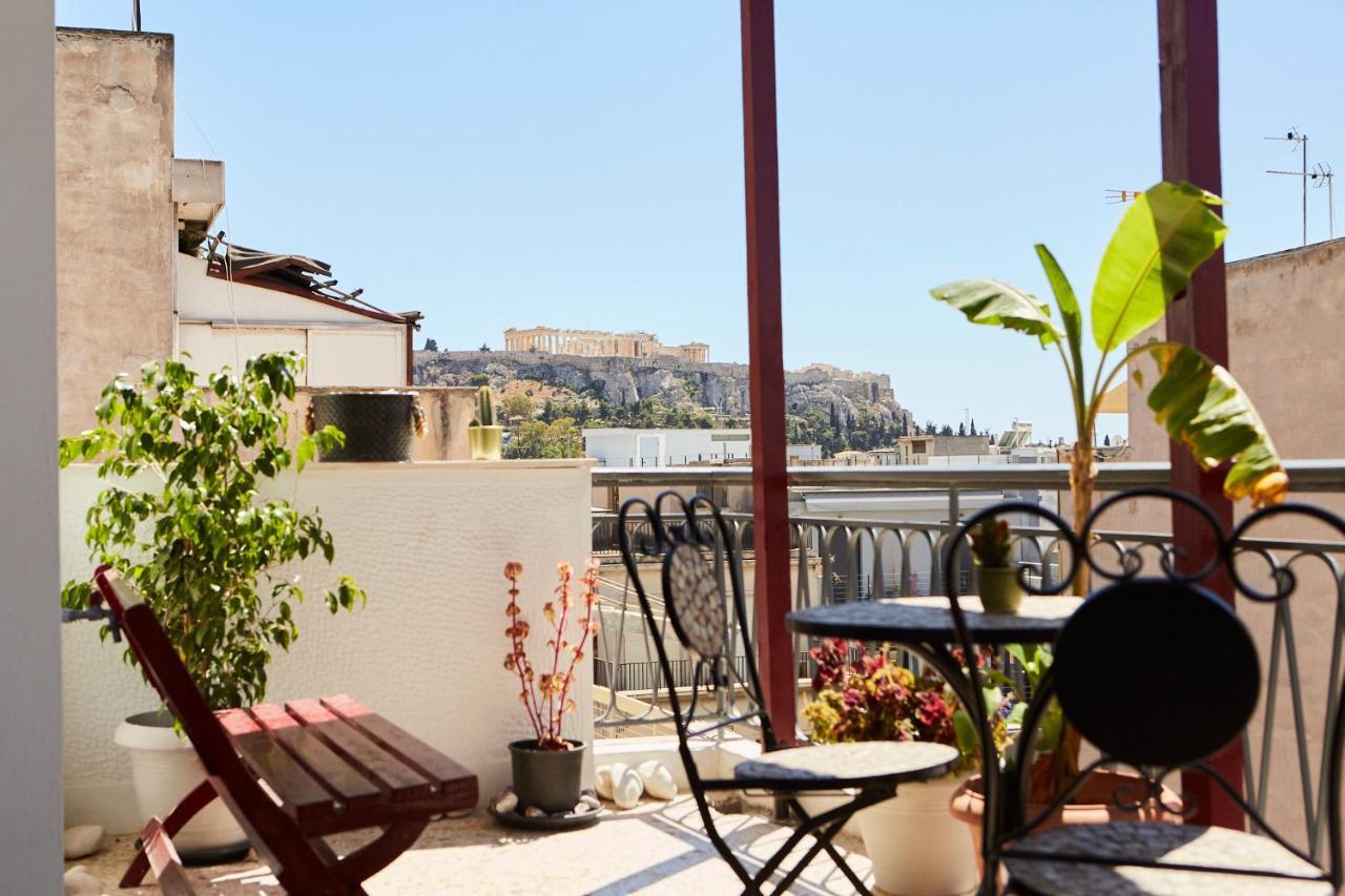 Mosaics Athens Central Studio With Acropolis View Apartment Exterior photo